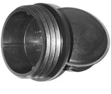 (Pack of 2)-3 OD (76.1 mm) Round Plastic Cap Plugs (6-10 Ga - Fits ID 2.59 to 2.73) Flex Ridges | Impact Resistant LDPE Light Do