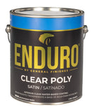 General Finishes Enduro Water Based Clear Poly, 1 Gallon, Satin