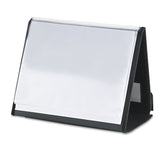 Cardinal Easel ShowFile Presentation Book, 20 Pockets, Holds 40 LetterSize Sheets, Horizontal Display, Customizable Cover, Blac