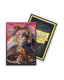 Dragon Shield - Limited Edition Brushed Art Japanese: Valentine Dragon 60 Ct Japanese Size Card Sleeves - Yu-Gi-Oh! Card Sleeves