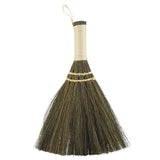 10.2 Inch Whisk Broom Hand Held Mini Corn Straw Whisk Broom Short Handle with Hanger for Multi Surface Sweeping Small Hand Bru
