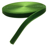 Chenkou Craft 5 Yards Velvet Ribbon Christmas Docoration Craft Packing (Green, 3/8(10mm))