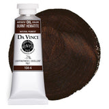 DA VINCI PAINTS Professional Artist Oil Paint, Burnt Hematite, 37mL