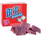 Brillo Basics Steelwool Soap Pads, 8ct. Boxes Pack of 4