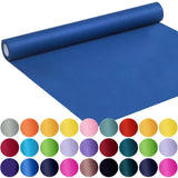 SMART&CASUAL 17.8 x 760 (63) Blue Kraft Craft Paper Roll for Gift Wrapping Bulletin Board Bouquet Flower Kids Art Packing Parce