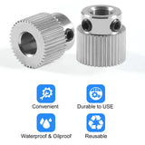 15Pcs Extruder Wheel Gear 3D Printer Parts 36 Teeth Gear Stainless Steel Extruder Gear Compatible for CR-10, CR-10S, S4, S5, End