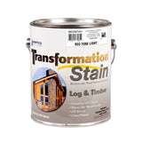 Sashco Transformation Log and Timber Stain, 1 Gallon Pail, Red Tone Light (Pack of 1)