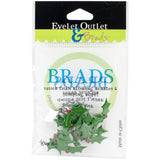 Eyelet Outlet QBRD2284 Holly Shape Brads (12 Pack)