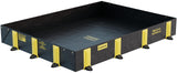 Justrite Rigid-Lock QuickBerm, 6' x 8' x 12, Large Drive Over Oil Spill Containment Berm, 335 Gallon Spill Capacity, PVC Coated 