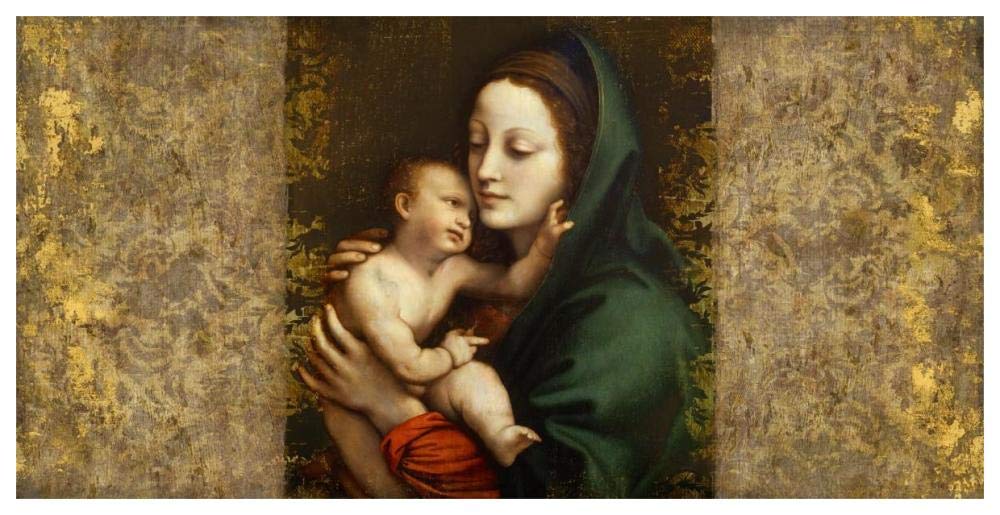 Holy Virgin (Italian School)-Paper Art-62,,X32,,