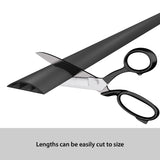 Haven First 4' Floor Cable Protector, Cord Cover, Protect Cords, Prevent Cable Trips, Cable Cavity = 0.63 (W) x 0.31 (H) - 4