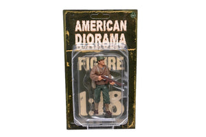American Diorama Us Army Wwii Figure Ii For 1:18 Scale Models By 77411
