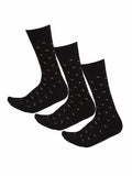 Bodycare Mens Mid Calf Length Antibacterial & Super Soft Socks Pack Of 3 Black..