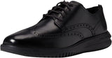 Cole Haan Men's Grand+ Wingtip Oxford, Black Leather/Black, 10 Wide