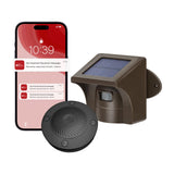 eMACROS Pro 3 Solar Driveway Alarm with App, 1/2 Mile Range, Wireless Outdoor Weatherproof Motion Sensor & Detector, Idea Gifts 