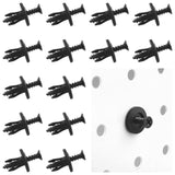 G.CORE Pegboard Peg Hooks Accessories - 40 Set Pegs with Inserts and Screw Fit 1/4 Pegboards Multi-Functional for Hanging and Mo