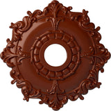 Ekena Millwork CM18RLFIF Riley Ceiling Medallion, FireBrick