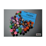 Assorted Mini Dice No 3 With Numbers D20 10Mm (3/8In) Pack Of 50 Chessex