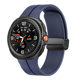 Sodhad Magnetic Band Compatible with Samsung Galaxy Watch 8 Classic 46mm Soft Silicone Magnet Adjustable Classic Wristbands for 