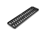 TEKTON 3/8 Inch Drive 2-Rail Socket Organizer Set, Gray (30-Tool) | OST12330 | Made in USA