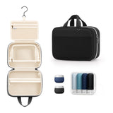 Lotour Travel Toiletry Bag for Women with Travel Size Silicone Containers Set, Hanging Toiletry Bag for toiletries, Cosmetic Bag
