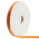 HARSKIYER 100 Yards 3/8 Inch Orange Satin Ribbon, Solid Fabric Ribbon Roll for Gift Wrapping, Floral Bouquets, Wedding, Party, H
