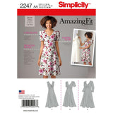 Simplicity Amazing Fit Collection Womens Summer Dress Sewing Pattern, Sizes 1018