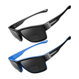 SKYOAK 2 PACK Upgraded Unbreakable Bifocal Reading Sunglasses Men TR90 Frame Wrap Around Glasses UV400 Protection Outdoor Sun Re