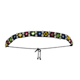 Multi Colour Mirror Cowrie Waist Belt For Girls And Women | Navratri Festival | Ethic Wear | Handicraft Designer Waist Belt | Un