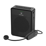 Voice Amplifier Wireless Microphone Headset, Original Sound Ultra Portable Microphone and Speaker, 15W Megaphone Speaker with Bl