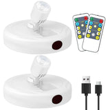 KANESIKI Cordless Spotlight Battery Powered, Plant Spot Light Indoor, Rechargeable Picture Lights with Remote, LED Accent Lighti