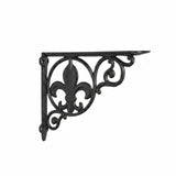 TRENDIVIBE Cast Iron Shelf Bracket Vintage Style Iron Shelf Support Heavy Duty for Shelving, Plant Display Spike Bracket