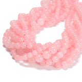 48Pcs Pink Rose Quartz 8mm Beads Natural Stone Round Gemstone Genuine Real Stone for DIY Bracelet Jewelry String Making