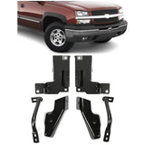 KUAFU 6PCS Front Bumper Brackets Set Compatible with 2003-2006 Chevy Chevrolet Silverado 1500 2002-2006 Chevy Chevrolet Avalanch