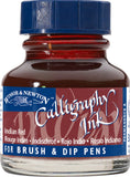 Winsor & Newton Calligraphy Ink, 30ml (1oz) Bottle, Indian Red