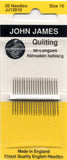 Colonial Needle Quilting/Betweens Hand NeedlesSize 10 20/Pkg