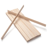 Wooden Dowels for Crafts, Wood Trim Planks Wood Strips Slats for Wall 1/8115, 30 PCS Square Dowel Rods Wooden Sticks for