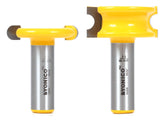 YONICO 13202 5/16Inch Bead 2 Bit Canoe Joint Router Bit Set 1/2Inch Shank
