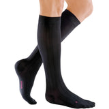 mediven for Men Classic, 2030 mmHg Knee High Compression Dress Socks, Leg Circulation for Men, Black VITall