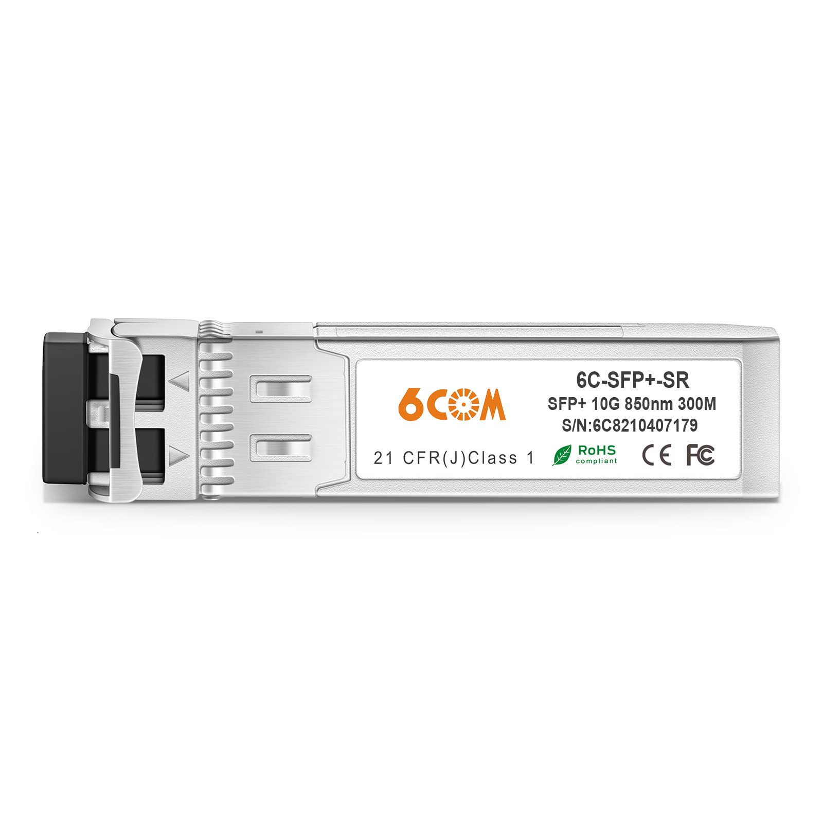 10Pack 10G SFP+ Transceiver, 10GBase-SR LC Multiple-Mode Module for Cisco SFP-10G-SR, Ubiquiti, D-Link, Supermicro, Netgear, Mik