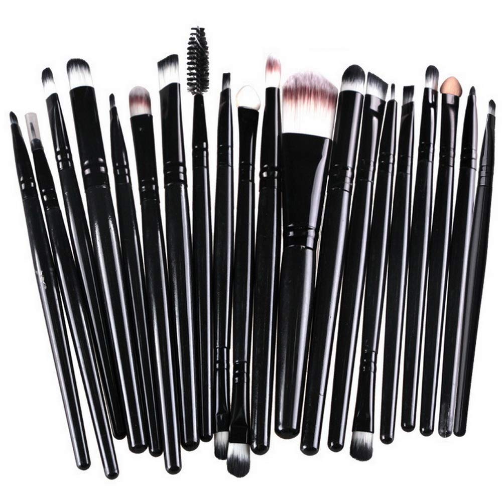 Makeup Brushes Pimoys Make Up Brush Set 20 Pcs Professional Face Eyeliner For Foundation Blush Concealer Eyeshadow With Travel B