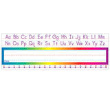 Scholastic Teacher Resources Alphabet / Number Line (Standard Manuscript) Name Plates, 36 Per Pack, 3 Packs
