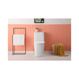 Elegant Lighting Winslet One-Piece Floor Square Toilet 27X14X31 In White