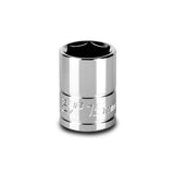 Capri Tools 15 mm Shallow Socket, 3/8Inch Drive, 6Point, Metric