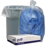Genuine Joe 29131 Can Liner Low Density 1.1 mil 38x58 100/CT Clear