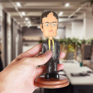Cleaky Dwight Schrute Bobblehead for Dunder Mifflin, The Office Merchandise, The Office Gifts for Office Fans, The Office Bobble