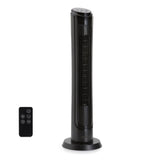 Amazon Basics 40 70-Degree Oscillating Digital Tower Fan for Bedroom, Living Room, Office, With 4 Speeds, 3 Modes (Standard, Bre