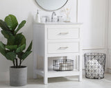 Elegant Decor 24 Inch Single Bathroom Vanity In Blue