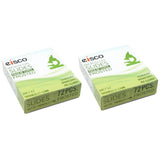 EISCO Glass Microscope Slides, 144 Pack Precleaned Ground & Polished Edges Frosted End