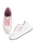 Shoetopia Women'S Flat Sneakers Pink,Pink,8,B0D14G5176